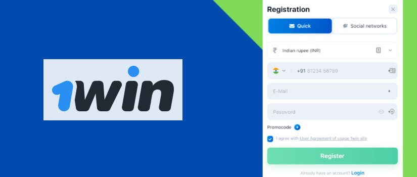 How to Register in 1Win App