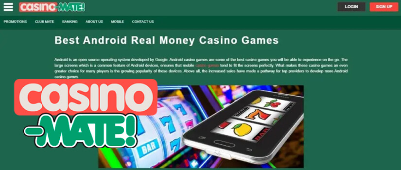 How to install the Casino Mate app for Android and iOS